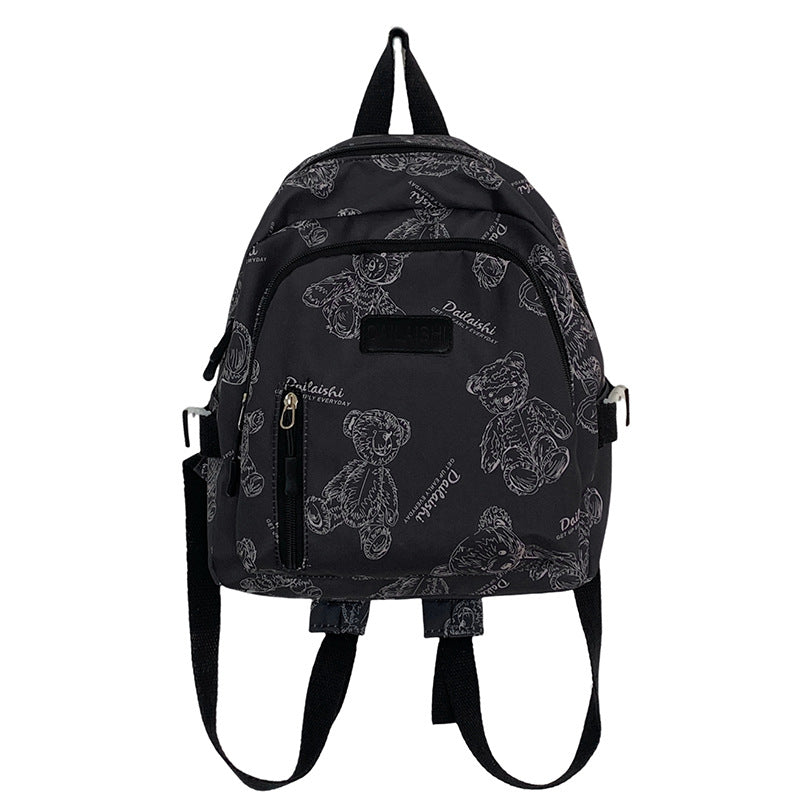 Teddybär Muster Rucksack