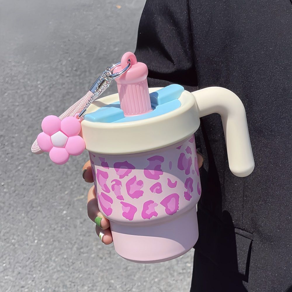 Damen Isolierbecher mit kreativem Handgriff und tierischem Design Brehn