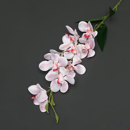 Elegante Faux-Orchideenstängel für die Heimdekoration