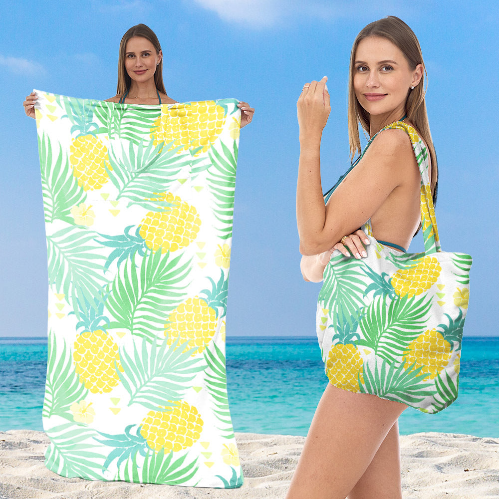 Strandtuch mit integriertem Tragetaschen-Design Brehn
