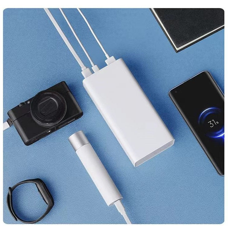 Hochkapazitäts-USB-C tragbare Powerbank mit zwei USB-A Schnellladeanschlüssen und LED-Anzeigen Brehn