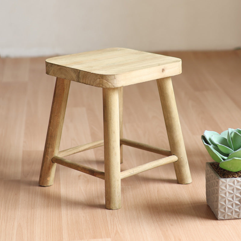 Handgefertigter Holzschemel Brehn