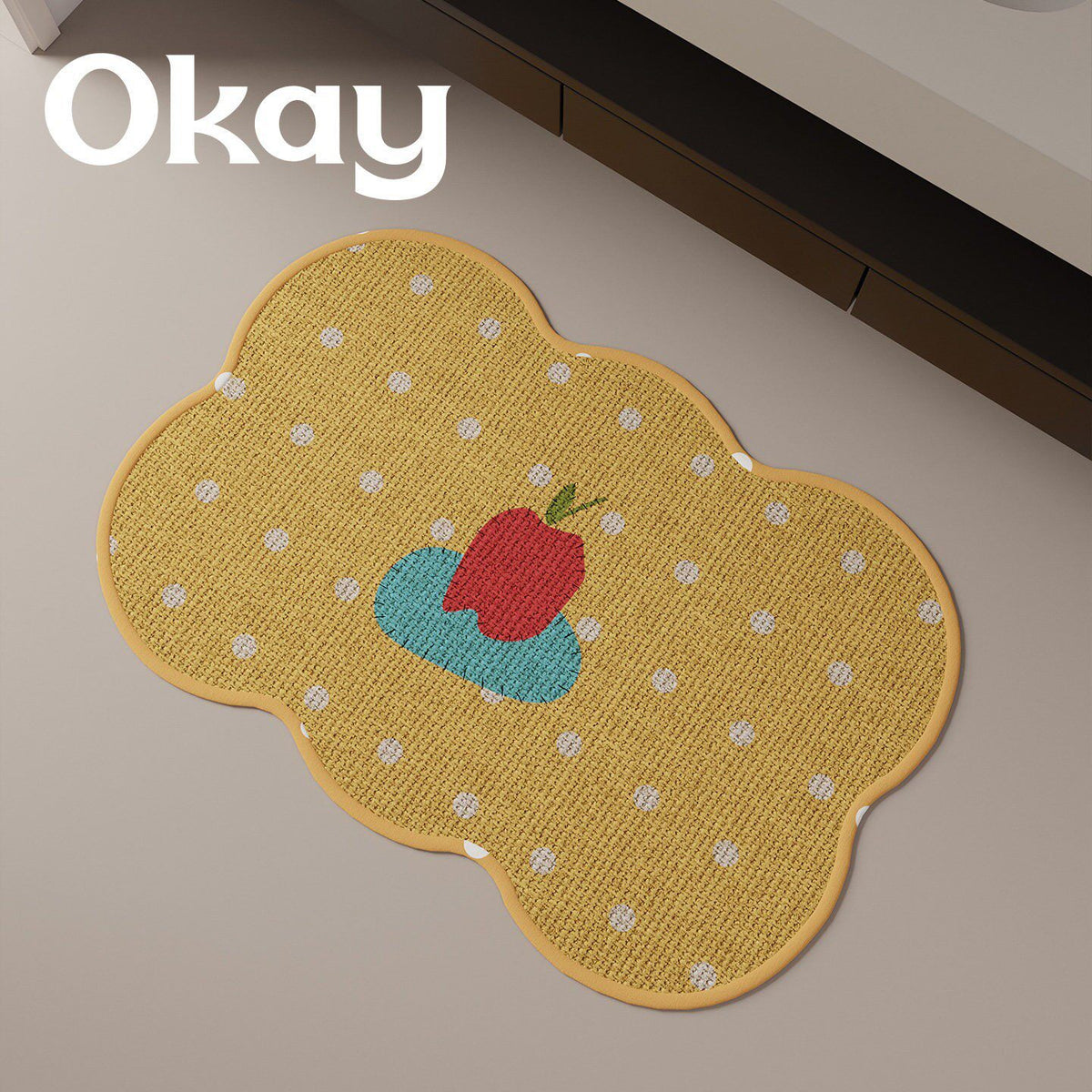 Cloud-shaped Woven Decorative Area Rug