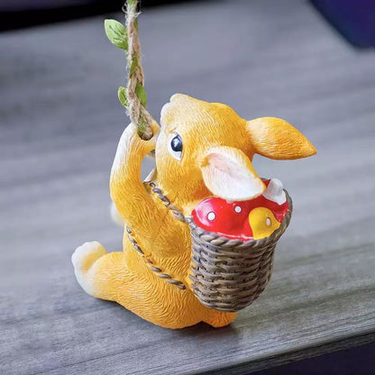 Niedliche hängende Hasenfigur Brehn