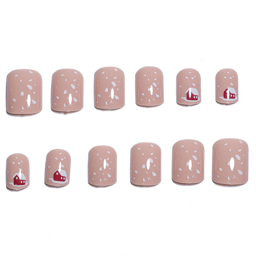 Festliche Feiertags-Themen Press-On Nagelkunst Brehn