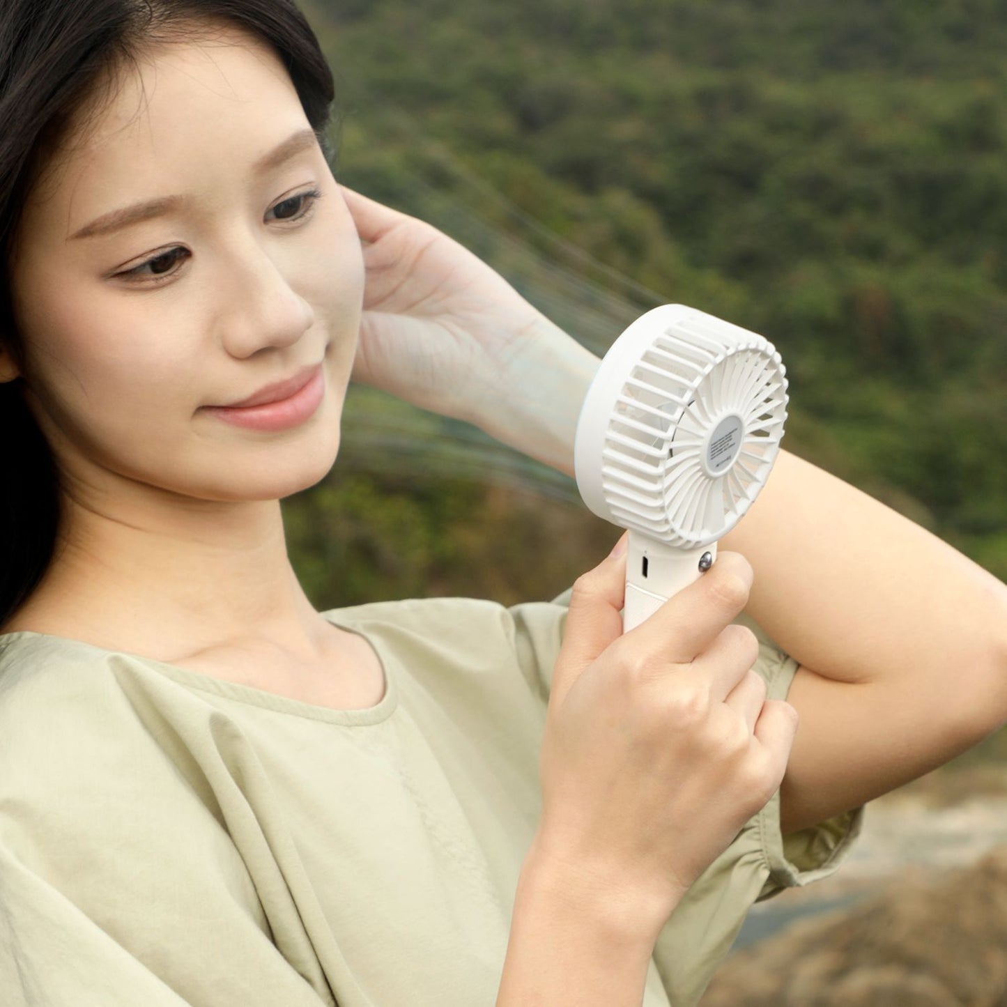 Unisex Kompakt Tragbarer Handheld Kühlventilator Brehn