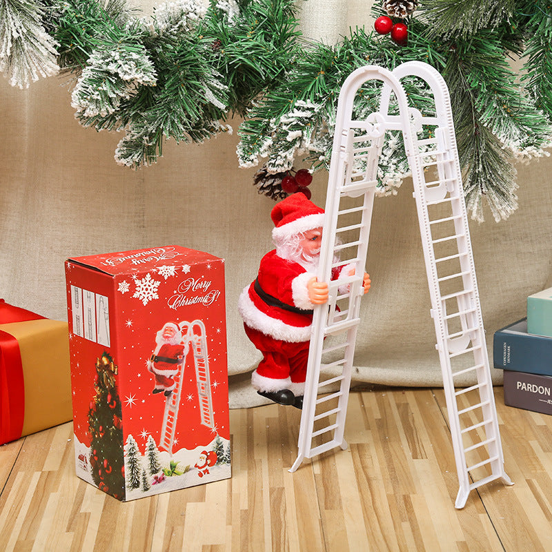Lustige Weihnachtsmann Deko Figur Brehn