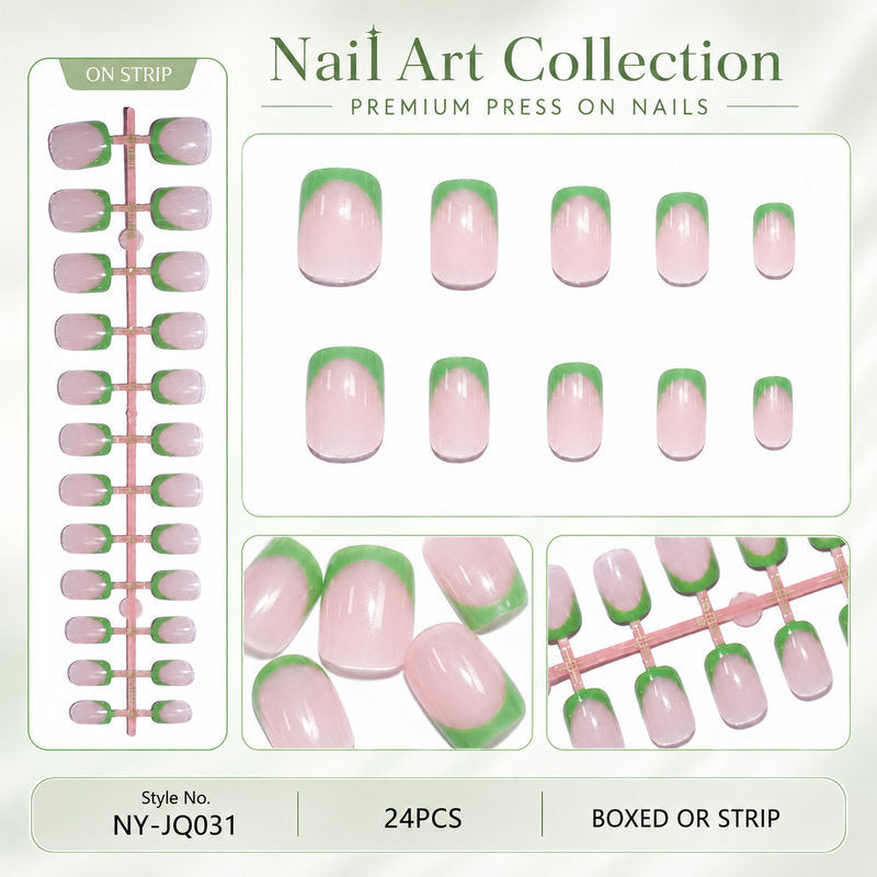 Kunstnagelset mit bunten Farbverläufen Brehn