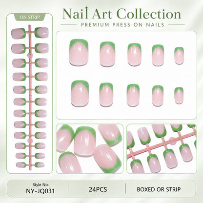 Kunstnagelset mit bunten Farbverläufen Brehn