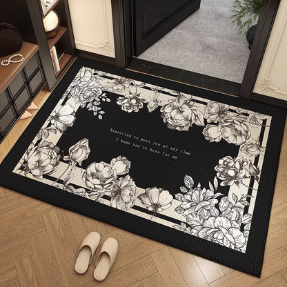 Elegante Floral Eingangmatte