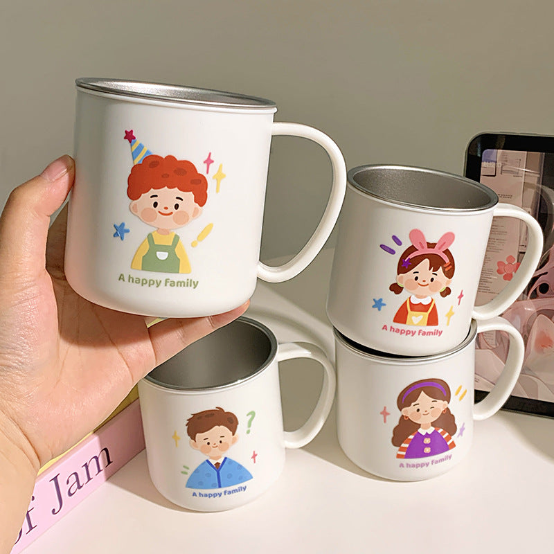 Keramiktasse mit Fröhlichem Familienmotiv Brehn 1786635457