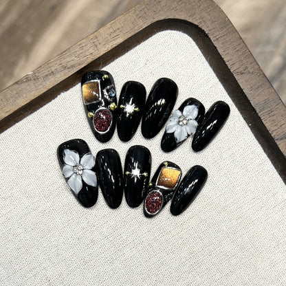 Wiederverwendbares Press-On Nagelset Brehn