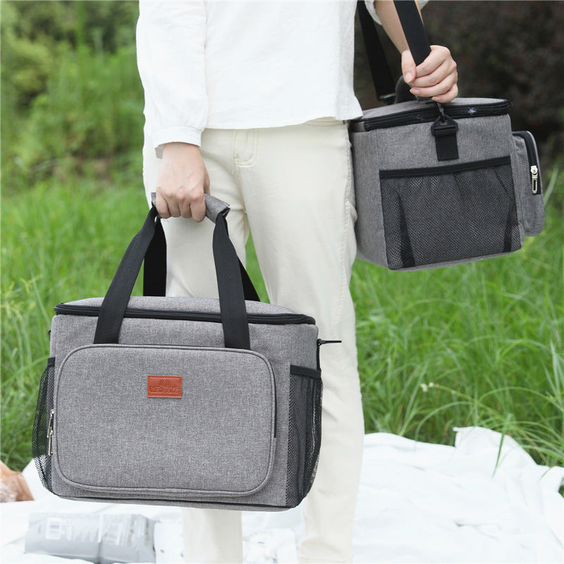 Damen Isolierte Kühltasche mit mehreren Fächern und robustem Design Brehn