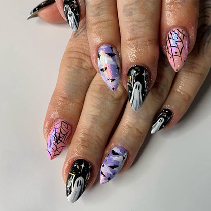 Halloween-Themen Nagelkunst Brehn