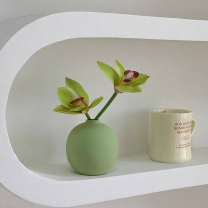 Elegante Orchidee Dekorative Pflanzenkübel