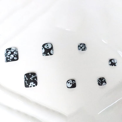 Skull Design Nagelkunst Brehn