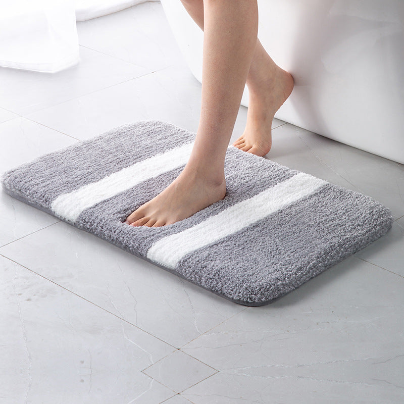Ultra-weiches und plüschiges Badezimmer-Komfortmatte Brehn
