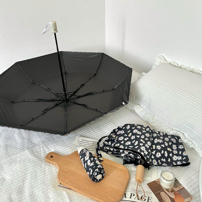 Damen Faltbare Einkaufstasche mit charmantem Blumendesign Brehn