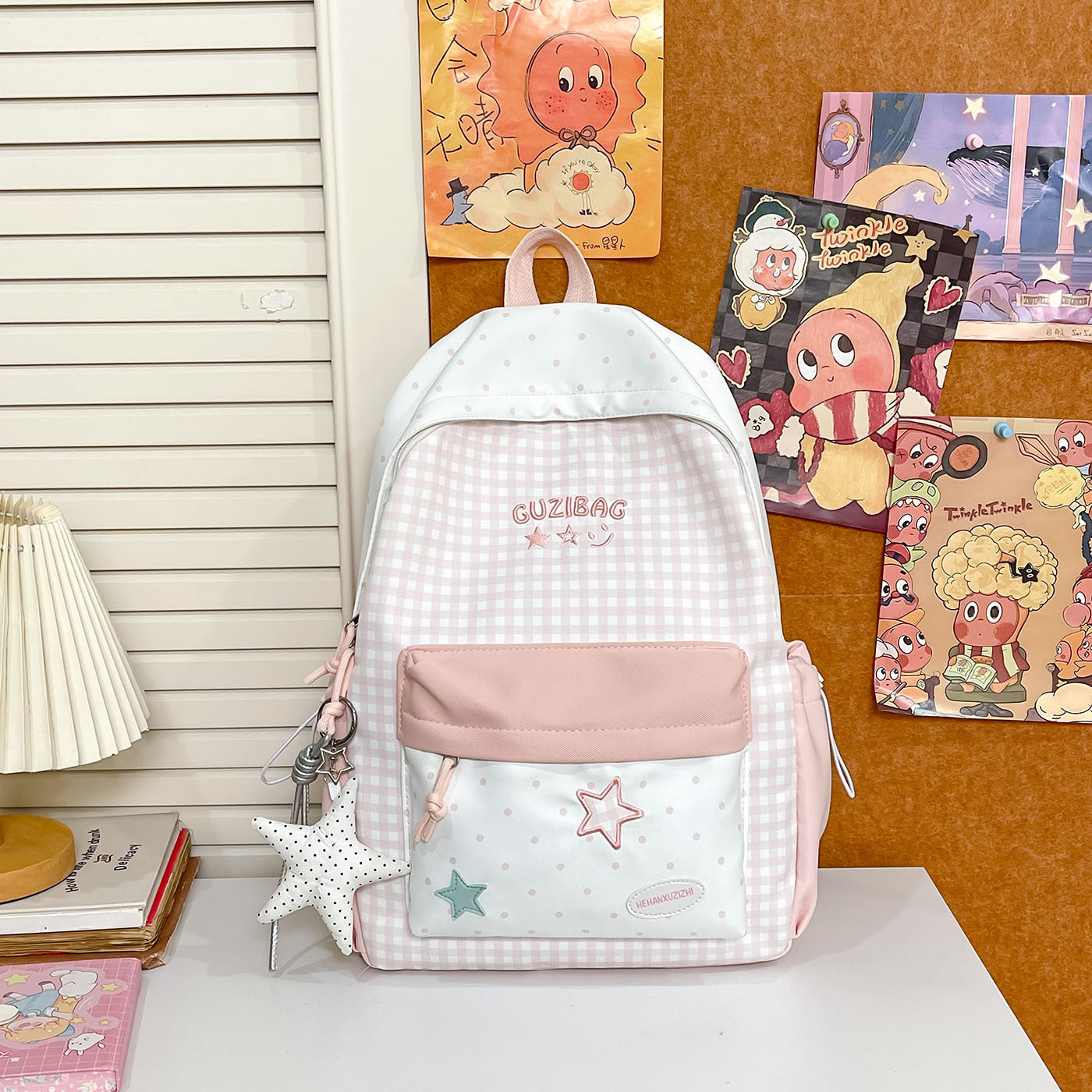 Niedlicher Charakter-Themen-Schulrucksack