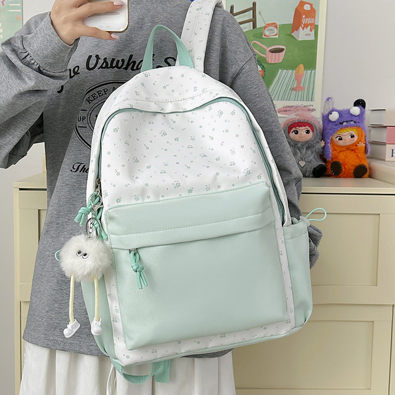 Minirucksack mit Floralem Design und Praktischen Organizer-Fächern Brehn