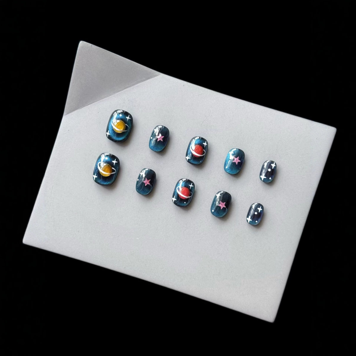 Himmelsthemen Press-On Nagelkunst Set