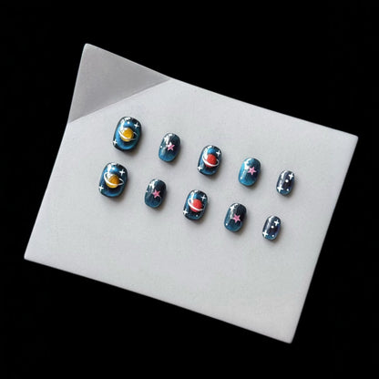 Himmelsthemen Press-On Nagelkunst Set