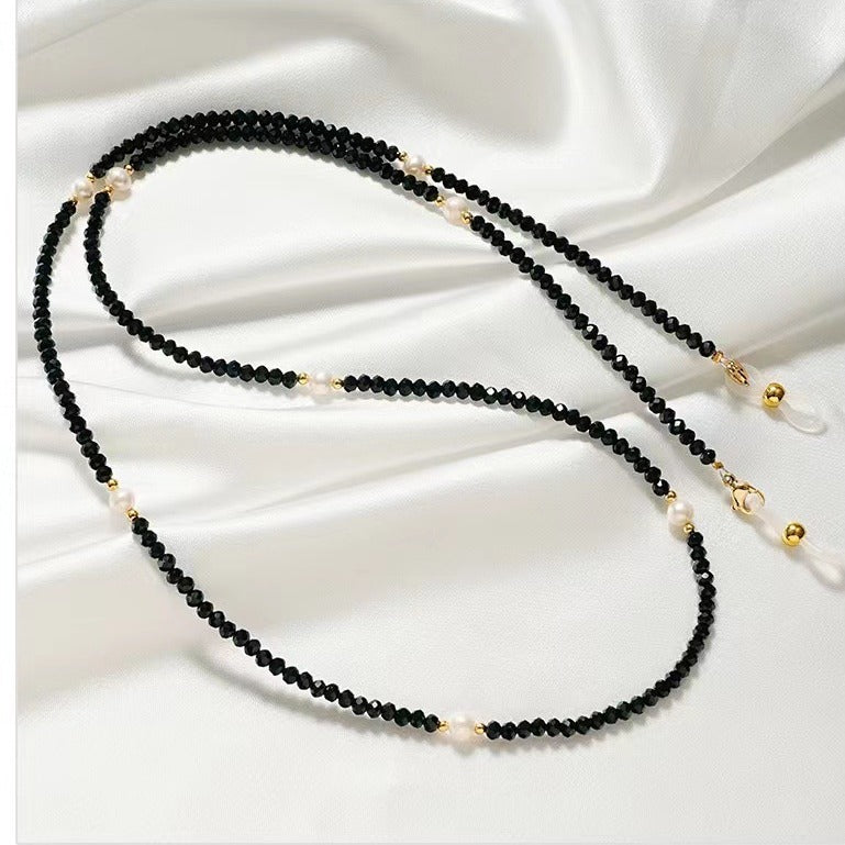Elegante Perlen Brille Kette Brehn