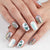 Künstlerisches Schmetterlings-Nageldesign-Set Brehn
