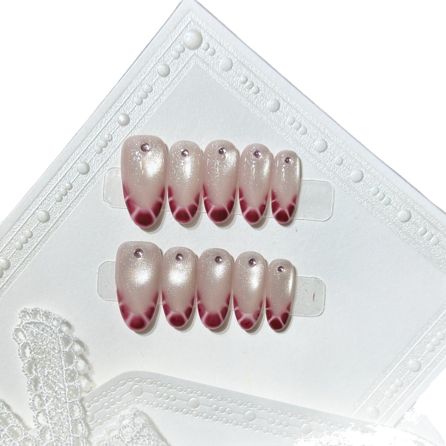 Elegante Gel Press-On Nagel Set Brehn