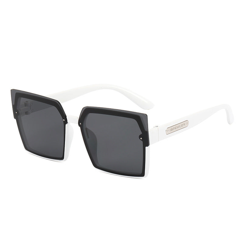 Damen Modische quadratische Sonnenbrille mit stylischem zweifarbigen Rahmen Brehn