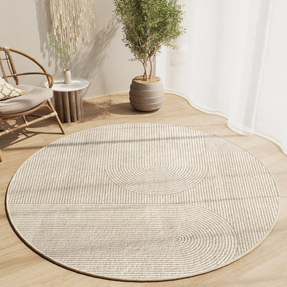 Eleganter runder Teppich