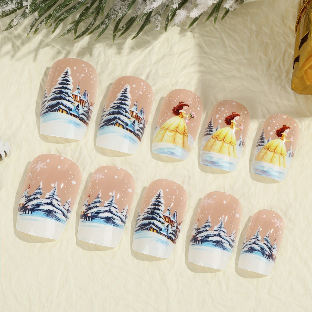 Winterliche Nagelkunst Brehn