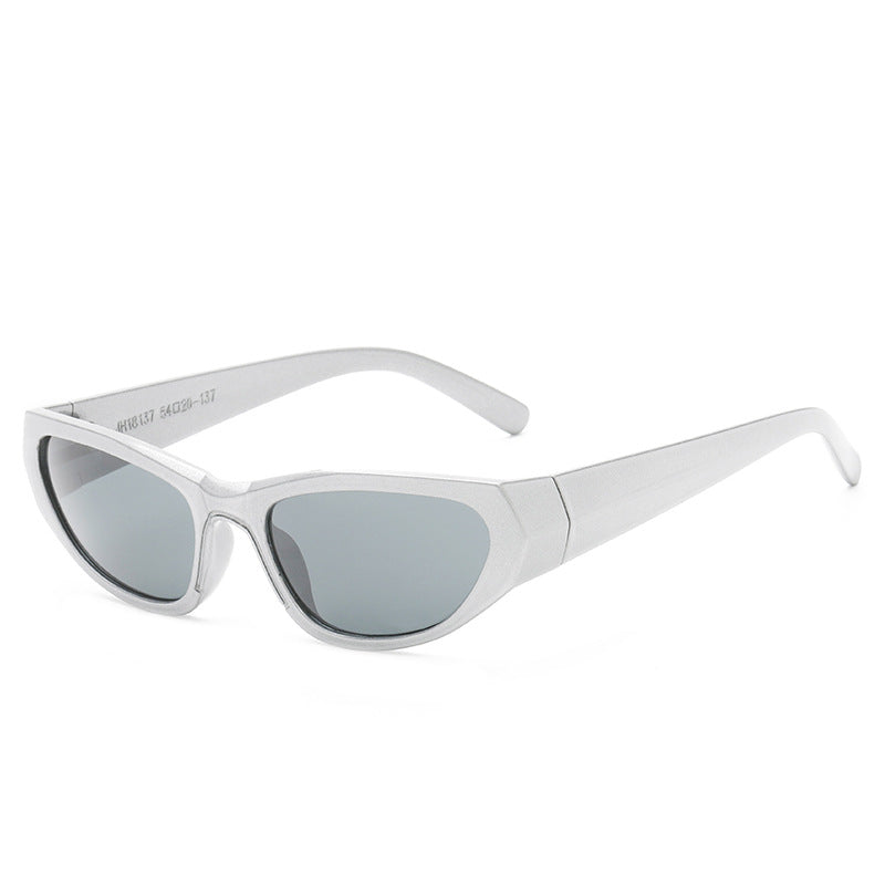 Damen stylische geometrische Sonnenbrille im modernen Design Brehn