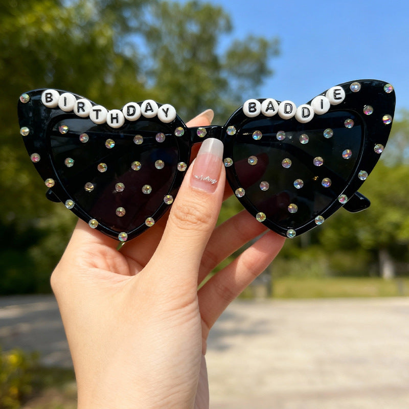 Herzförmige Statement-Sonnenbrille Brehn