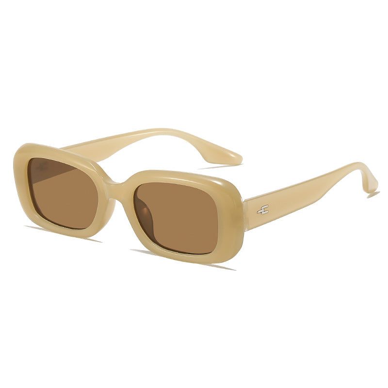 Moderne oversized rechteckige Sonnenbrille Brehn