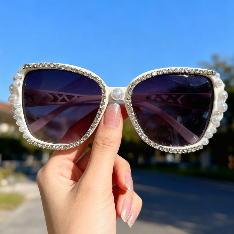 Verschnörkelte Katzenaugen-Sonnenbrille Brehn