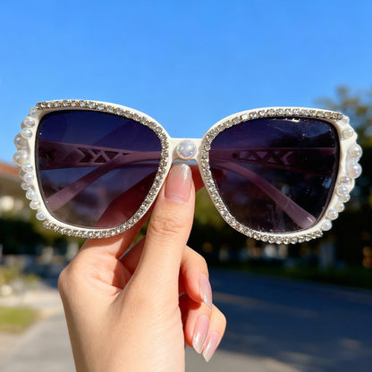 Verschnörkelte Katzenaugen-Sonnenbrille Brehn