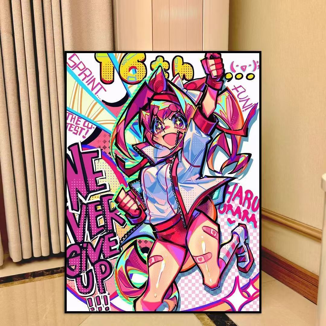 Anime-inspirierte Leinwand Wandkunst Brehn