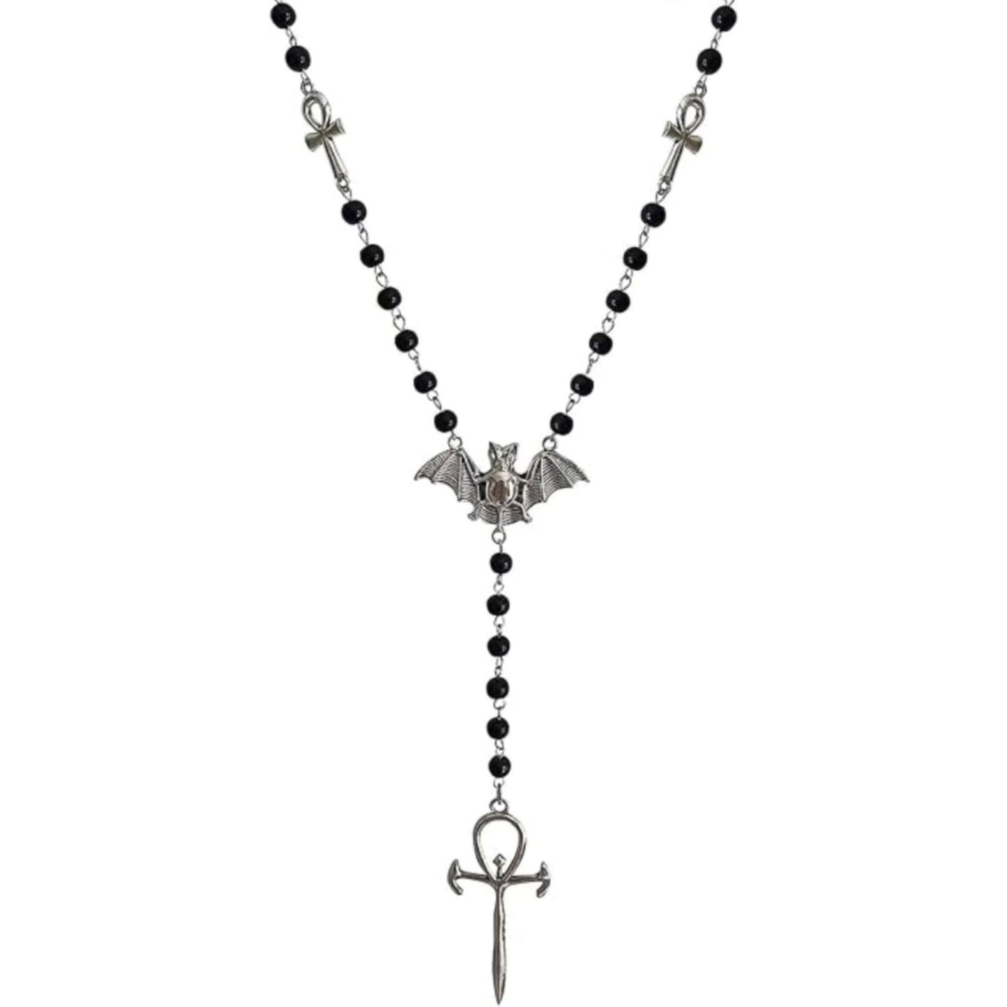 Gothic Fledermaus-inspiriertes Anhänger-Neklace Brehn