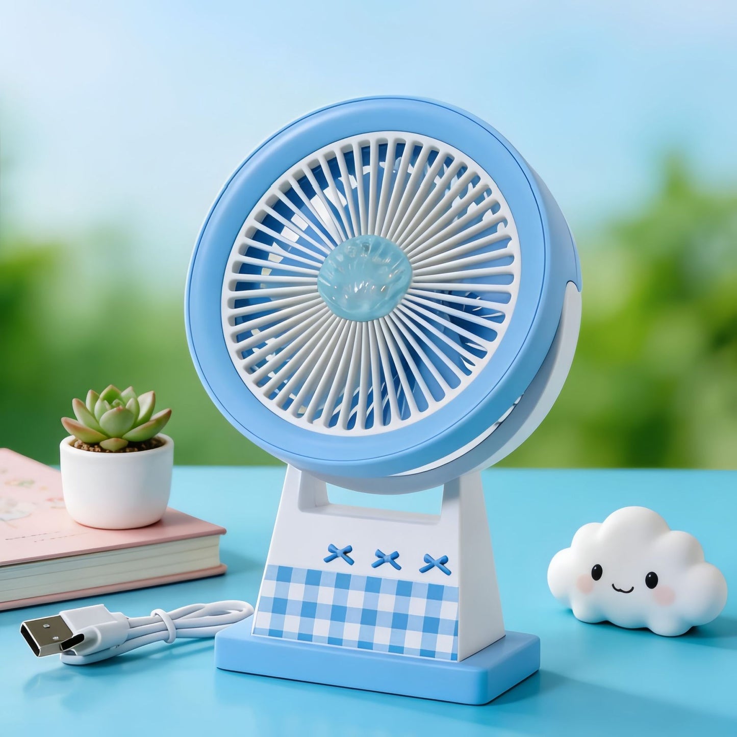 Damen Lustiger Tischventilator im kreativen Tierdesign Brehn