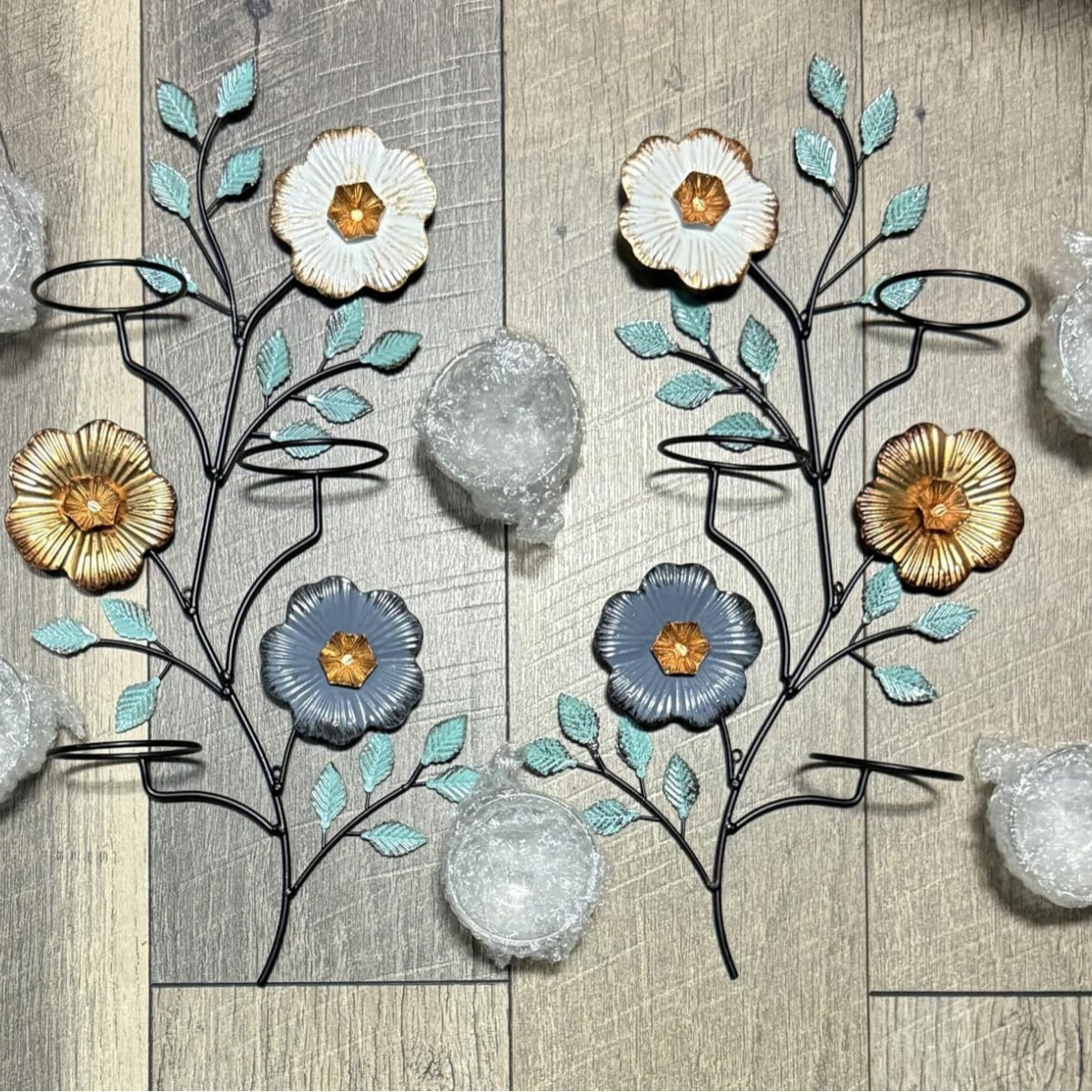 Florale Wanddekoration Brehn