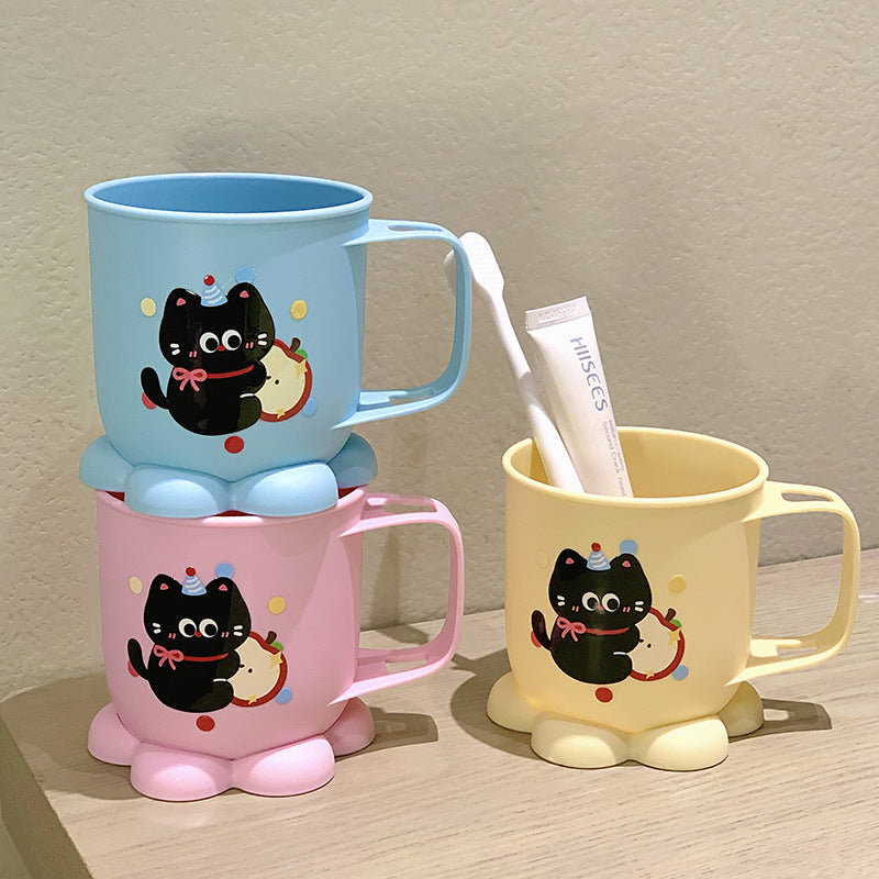 Keramiktasse mit Liebevollem Katzenmotiv Brehn