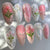 Blumenverzierte Press-On-Nagelkollektion Brehn
