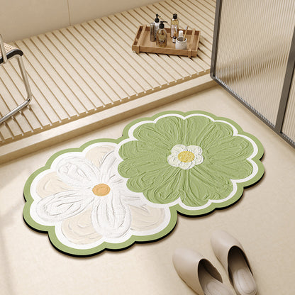 Blumenförmige dekorative Badematte Brehn
