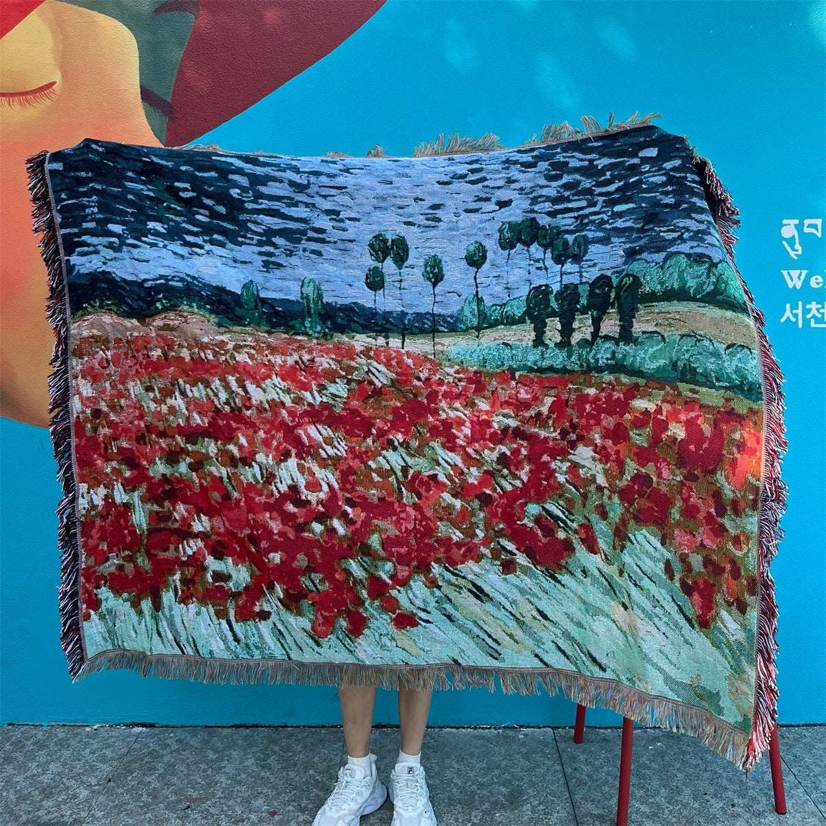Künstlerische Wandteppichdecke