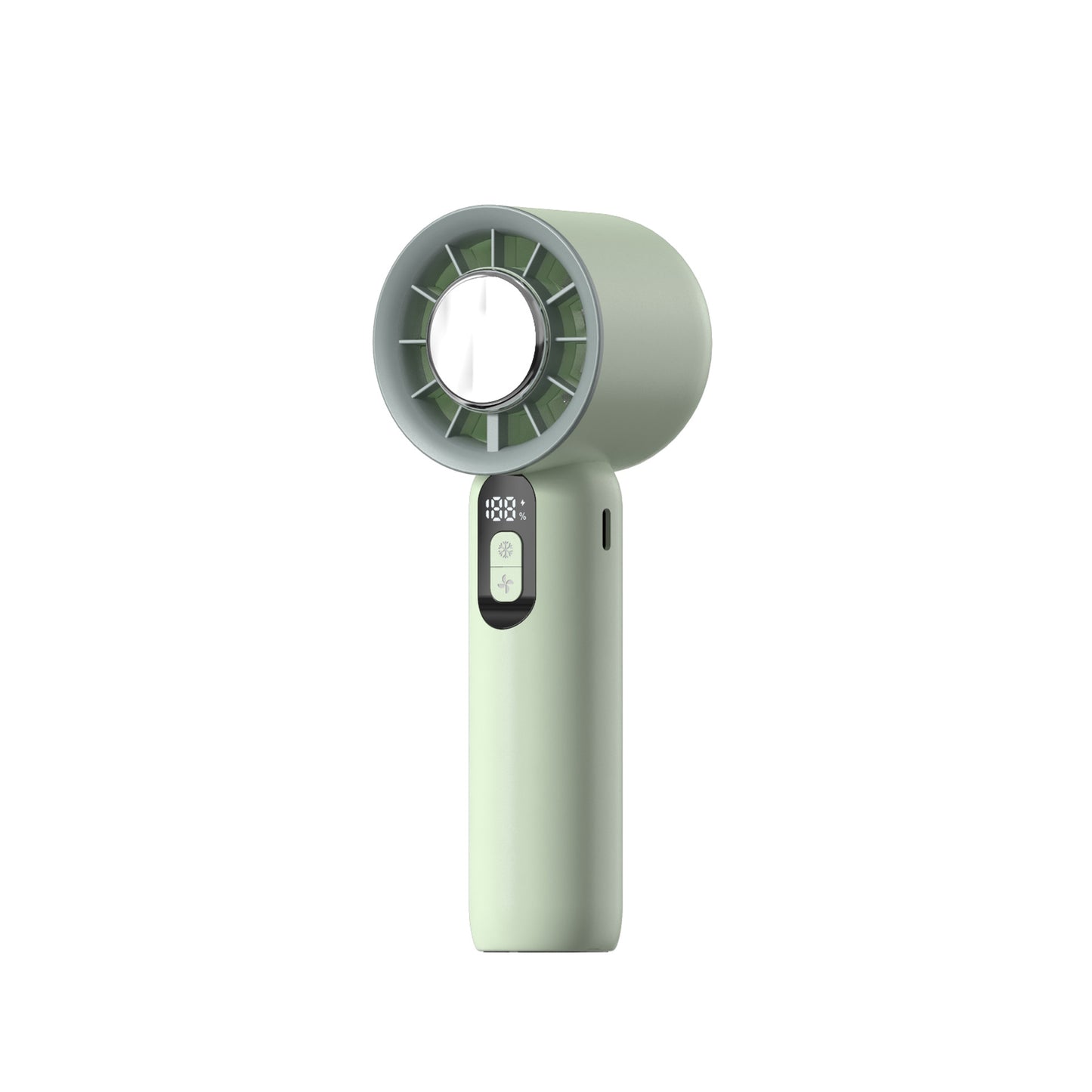 Unisex Tragbarer Hochgeschwindigkeits-Personalventilator mit LED-Anzeige Brehn