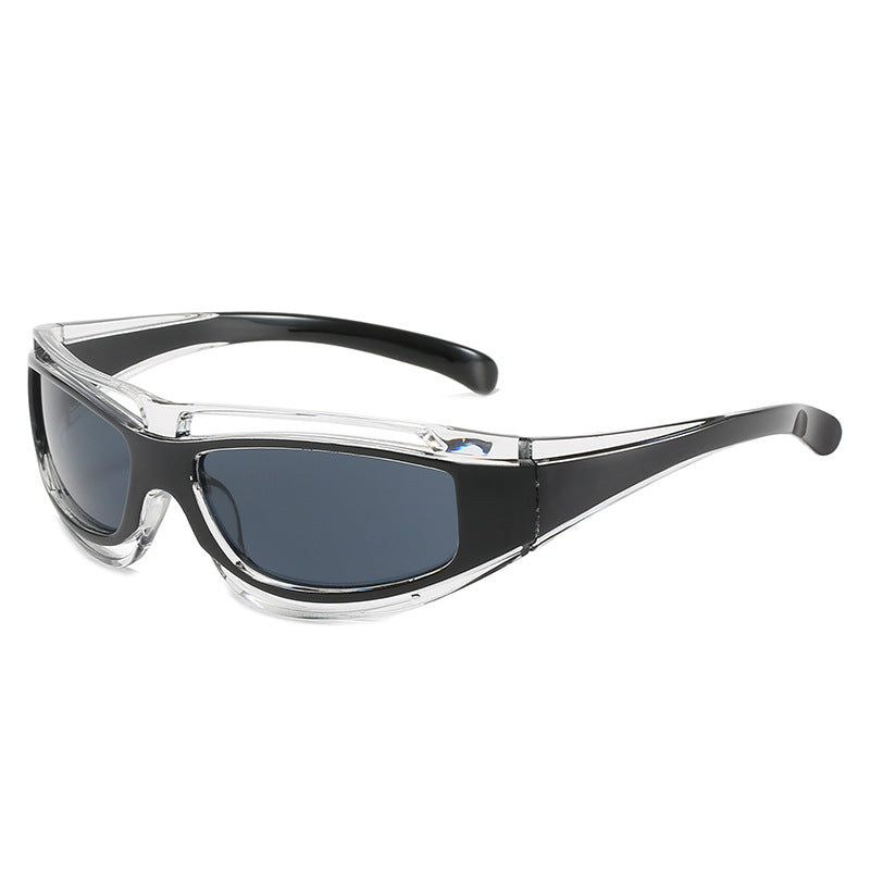 Damen Sportliche Sonnenbrille mit aerodynamischem Design und polarisierenden Gläsern Brehn