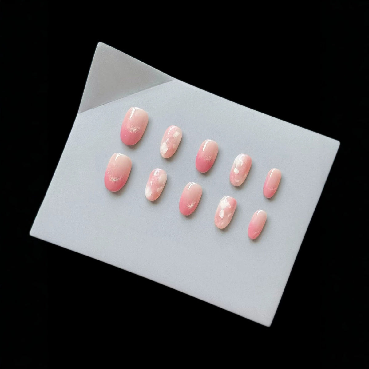 Künstlerisches Ombre Press-On Nagel Set  1791774038