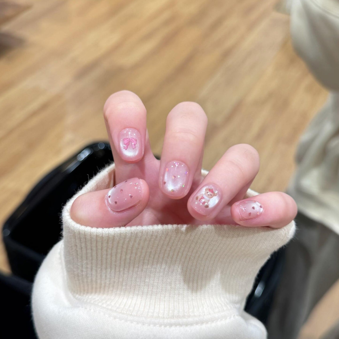 Künstliche Nail Art Spitzen mit Romantischen Motiven Brehn