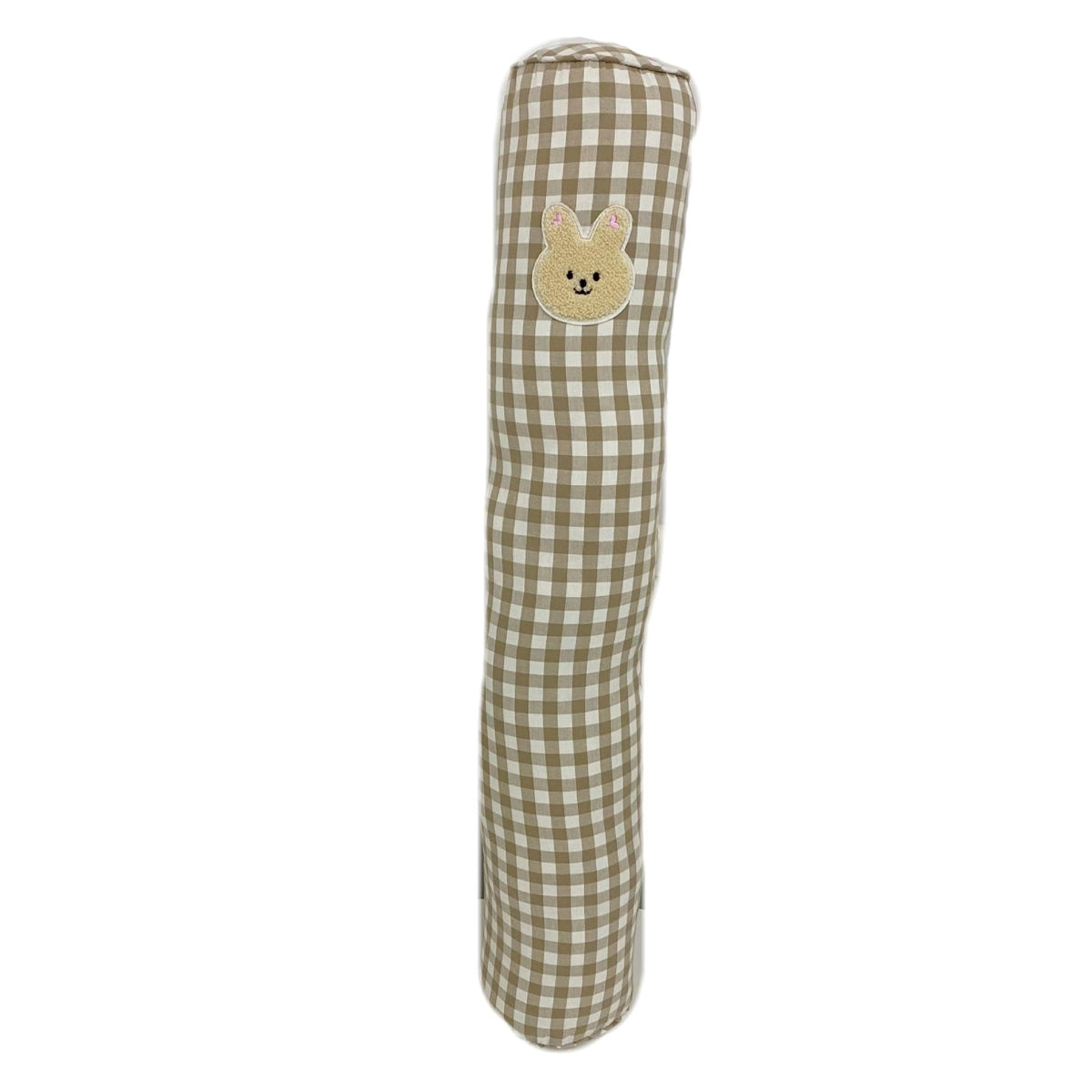 Langes Gingham Kinderzimmer Bolster-Kissen zur Unterstützung des Kinderbetts